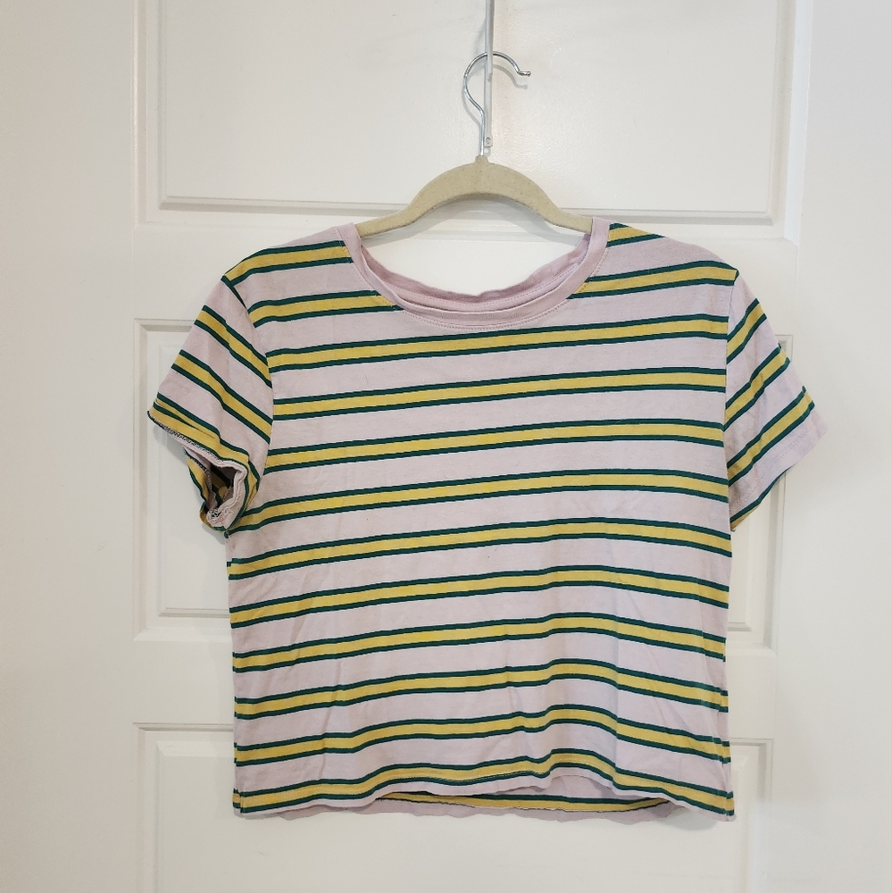 Striped Crop Top